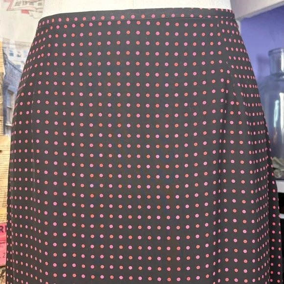 Y2K Polka Dot Midi Skirt - Picture 2 of 5
